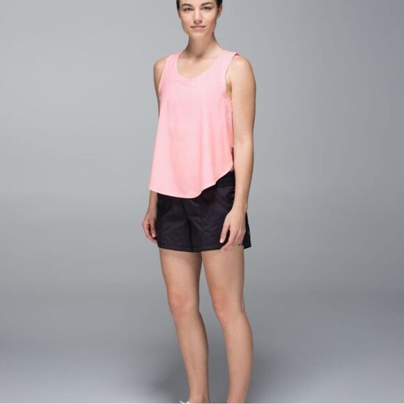 Lululemon Tank Run Split Single Coral SZ 10 - Picture 12 of 12